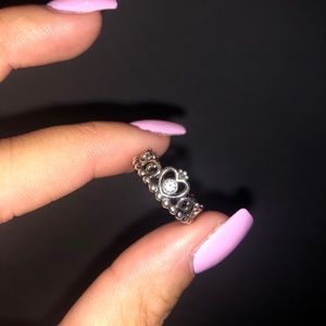 Size 7 Pandora “My Princess Stackable Ring”